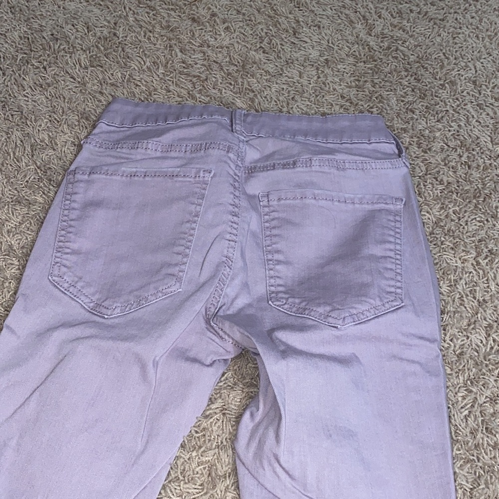 Lilac Low Rise Jeggings - Picture 4 of 4